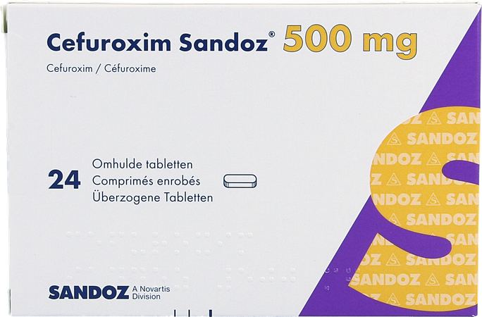 Cefuroxime Sandoz 500mg Comp 24 1
