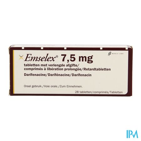 Emselex Liberation Prolongee Comp 28 X 7,5mg 1