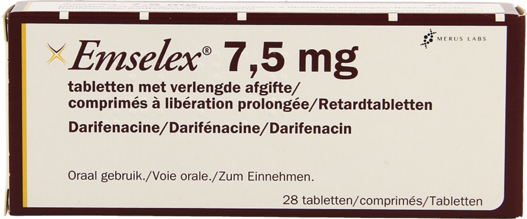 Emselex Verlengde Afgifte Tabl 28 X 7,5mg 1