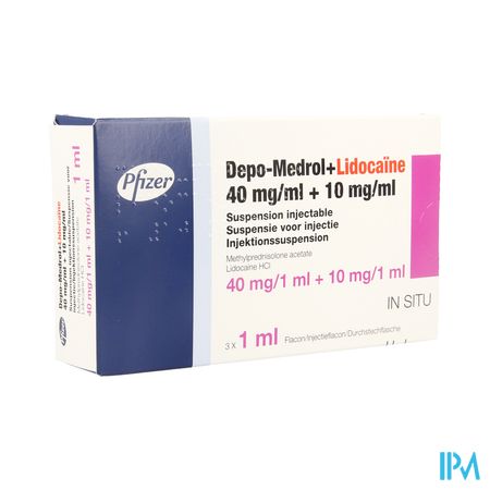 Depo-medrol Lidoc 40mg Vial 40mg/ml 3 X 1ml