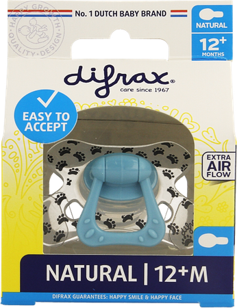 Difrax Fopspeen Natural12m+ Boy 13