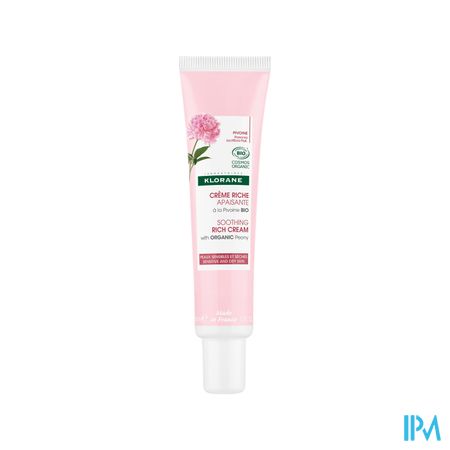 Klorane Gezicht Pioenroos Bio Rijke Cr 40ml 3