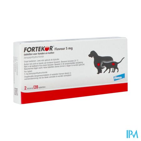 Fortekor Flavour 5mg Tabl 2x14x 5,0mg