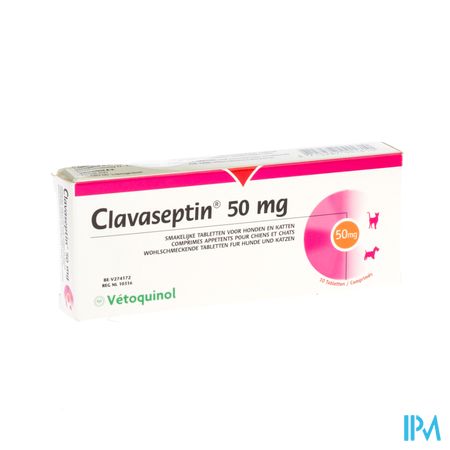 Clavaseptin 50mg Comp 10