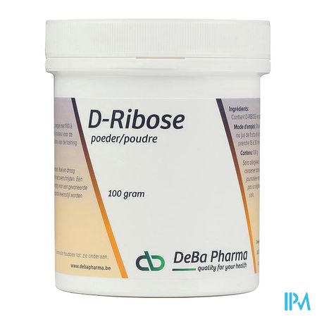 Ribose Pdr Oplosbaar 100g Deba 3