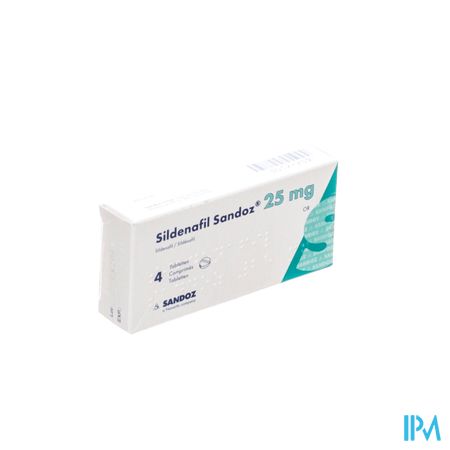 Sildenafil Sandoz 25mg Comp Pell 4x 25mg 2