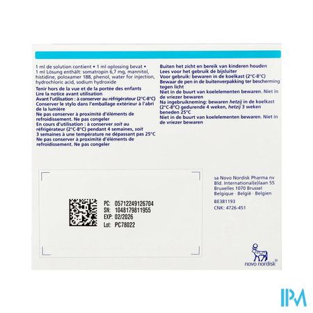Norditropin Flexpro 10mg/1,5ml Opl Inj Voorg.pen 5 1