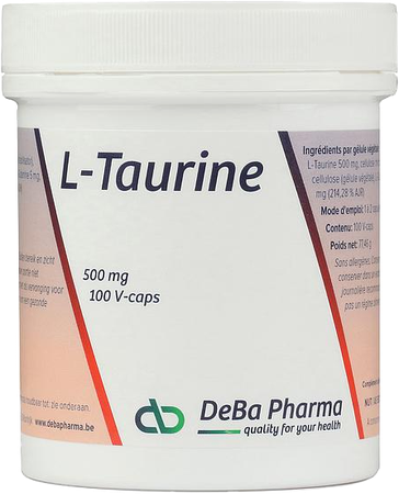 l-taurine Caps 100x500mg Deba 4