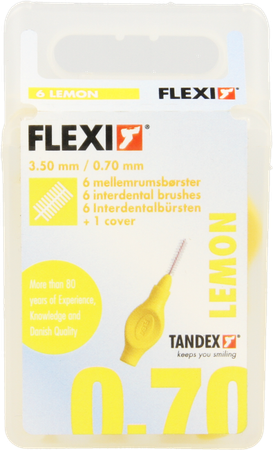 Flexi Yellow Brossette Fine Interdentaire 6 4