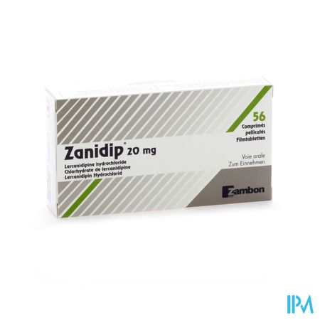 Zanidip Comp 56 X 20mg