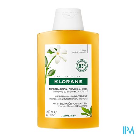 Klorane Capil. Sh Tamanu&monoi Bio 200ml