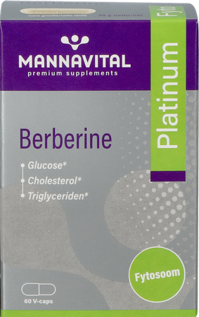 Mannavital Berberine Platinum V-caps 60 3