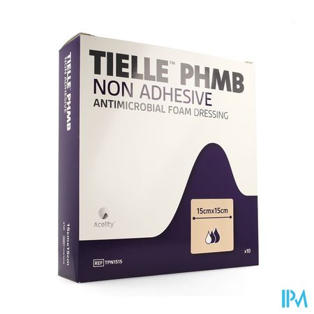 Tielle Phmb Hydropolymeer Verband 15,0x15,0cm 10