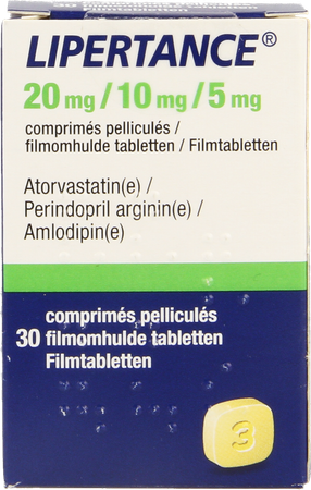 Lipertance 20mg/10mg/ 5mg Comp Pell 30 1