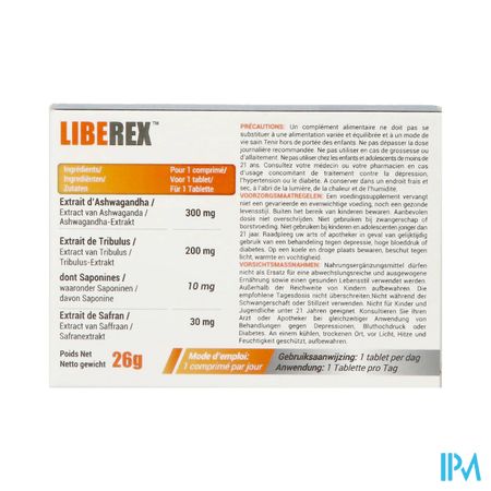Liberex Tabl 30 Nf 1