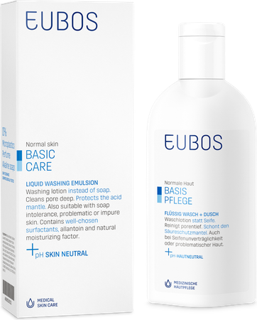 Eubos Zeep Vloeibaar Blauw N/parf 200ml 6