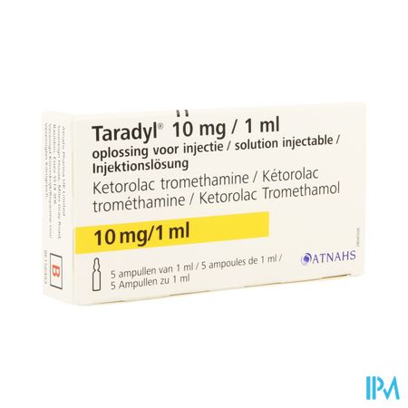 Taradyl 10mg/1ml Opl Inj Amp 5 X 10mg