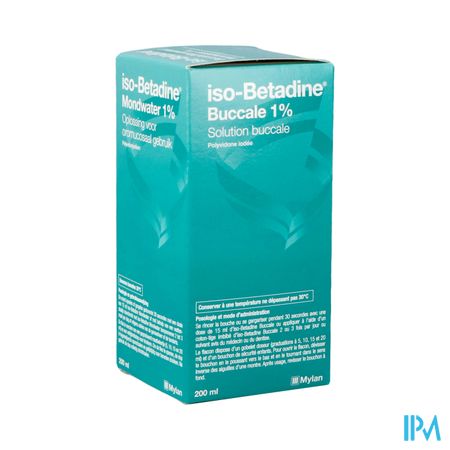 Iso Betadine 1% Nf Sol Bucc 200ml Ready To Use