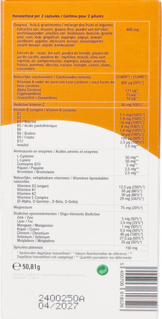 Purasana Multivitamin Fruit&veggie V-caps 60 Nf 3