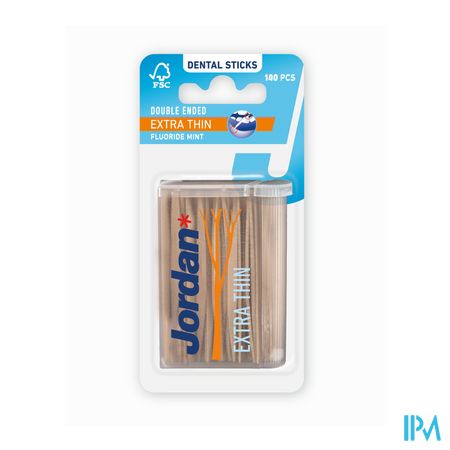 Jordan Tandenstokers Extra Dun 2-zijdig 140