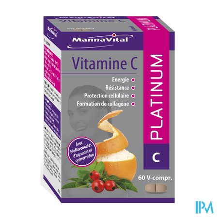 Mannavital Vitamine C Platinum 60V-CAPS 60