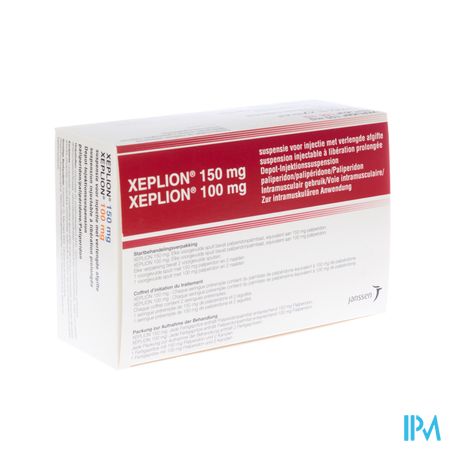 Xeplion 150mg+100mg Susp Inj Ver Afg 2 Voorsp+4naa