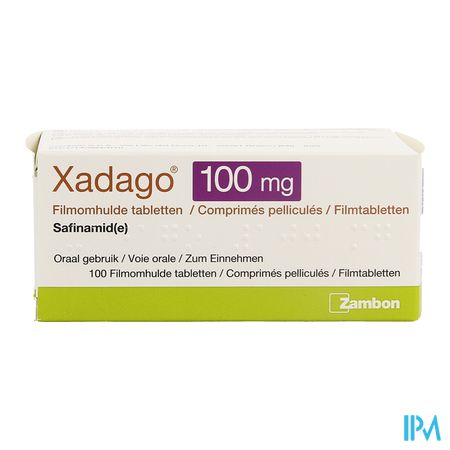 Xadago 100mg Filmomh Tabl 100 X 100mg 1