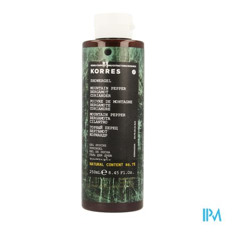 Korres Kb Douchegel Mountainpep. Berg.corian.250ml 5