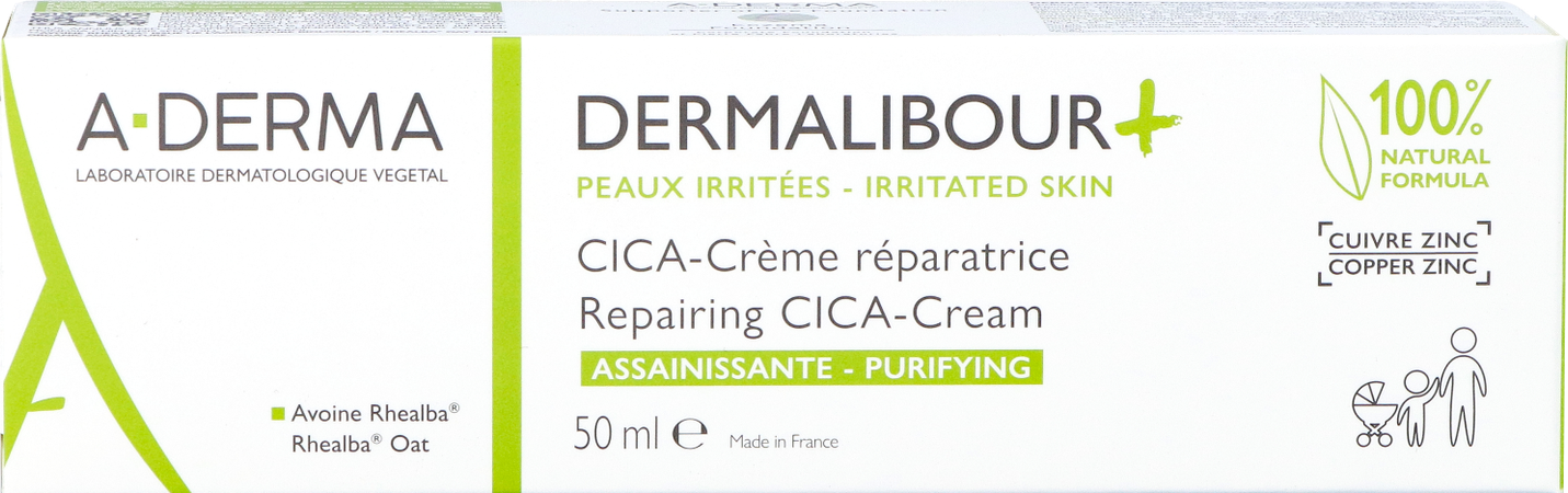 Aderma Dermalibour+ Cica Creme Herstellend 50ml 2