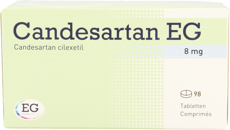 Candesartan EG 8Mg Tabl 98X8Mg 1