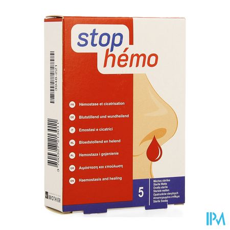 Stop Hemo Watten Steriel 5x4cm