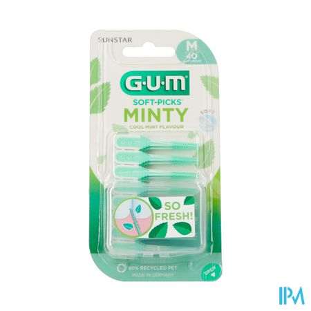 Gum Soft Picks Minty Medium 40