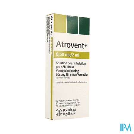 Atrovent Monodose 0,50mg/2ml Vials 20