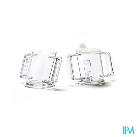 Handycup Beker Schuin Tr Maataanduid.+2 Tuit.237ml