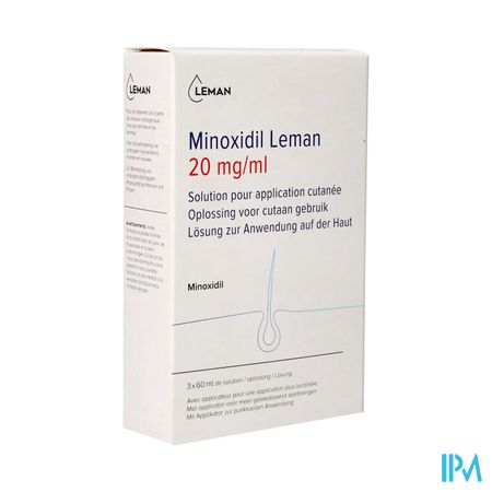 Minoxidil Leman 20mg/ml Opl Cutaan Gebruik 3