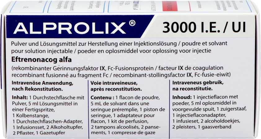 Alprolix 3000ie Pdr+solv Opl Inj 1 Fl + Ser Pr.5ml 1