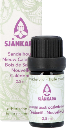 Sjankara Sandelhout Nieuw-caledon. Ess. Olie 2,5ml 3