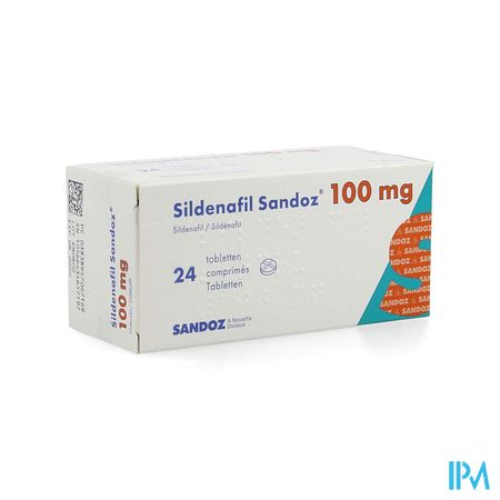 Sildenafil Sandoz 100mg Filmomh Tabl 24x100mg