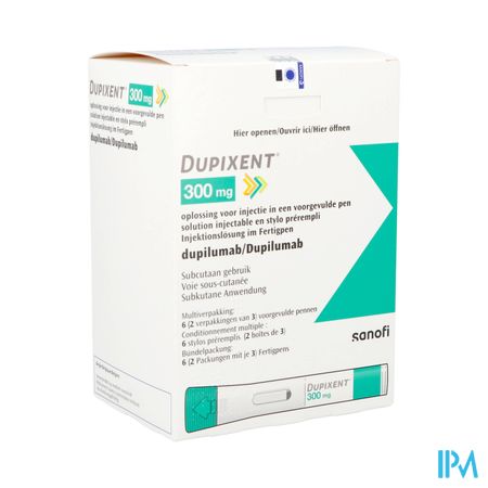 Dupixent 300mg Opl Inj Voorgev.pen 2x3 150mg/ml