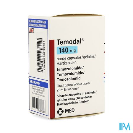 Temodal 5 Gell 140mg