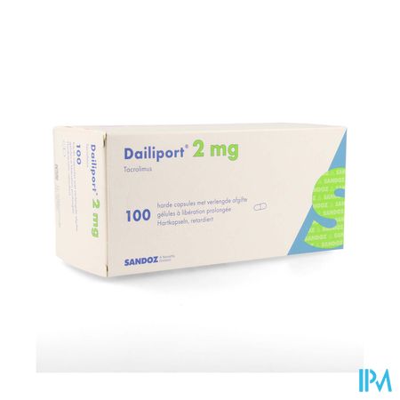 Dailiport 2,0mg Verlengde Afgifte Caps 100