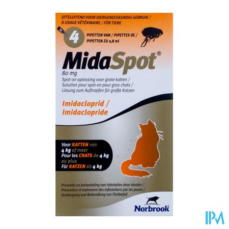 Midaspot 80mg Spot-on Opl Kat Groot 1 1