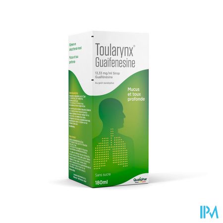 Toularynx Guaifenesine 13,33mg/ml Sirop 180ml