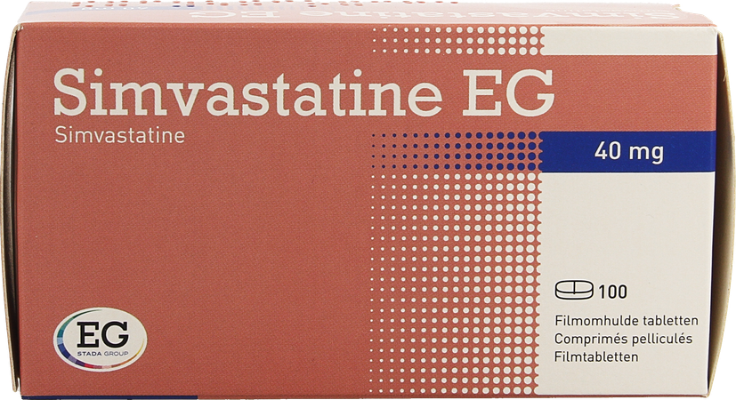 Simvastatine EG 40Mg Comp Pell 100 Bl.Rempl2371805 1