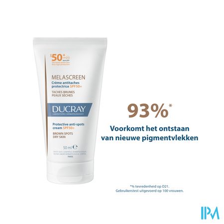 Ducray Melascreen Cr A/pigmentvlekken Spf50+ 50ml 7