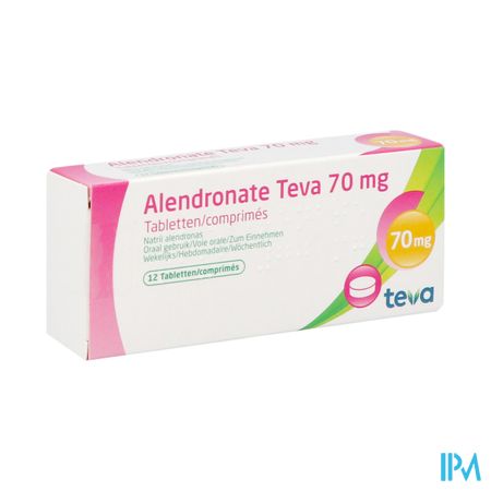 Alendronate Teva 70mg Comp 12 X 70mg