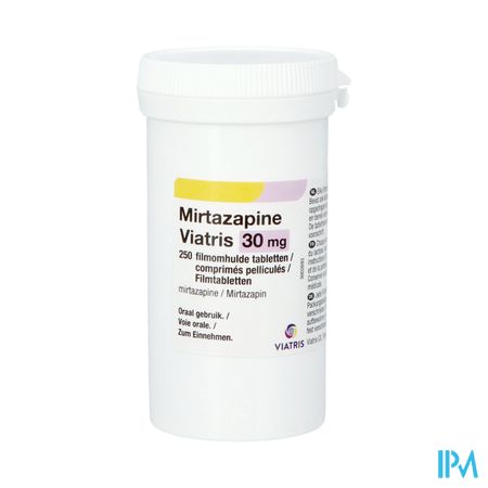 Mirtazapine Viatris 30mg Comp Pell 250 Pot
