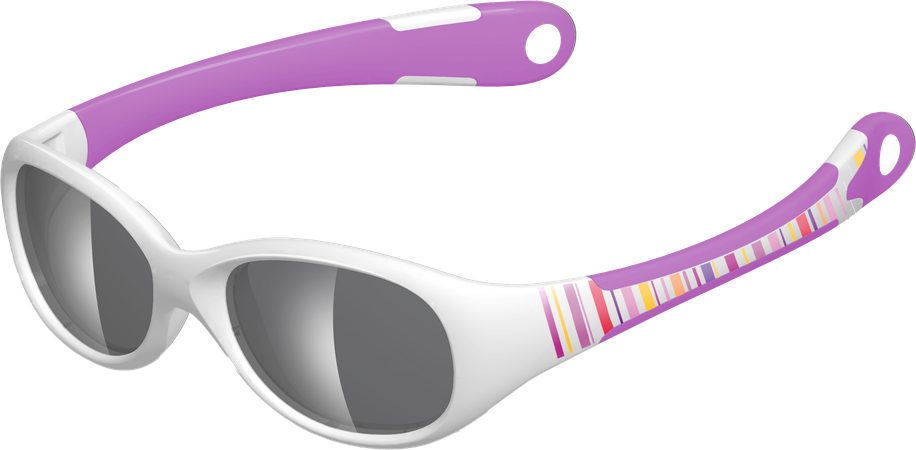 Eureka Care Kinderzonnebril Nat. Roze Paars 2-4j