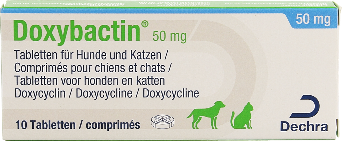 Doxybactin Honden Katten 50mg Comp 10 1