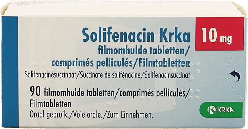 Solifenacin Krka 10mg Comp Pell 90 X 10mg 1